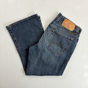 LUCKY BRAND Sweet 'N Low Cropped Jeans SZ 8 / 29 Spring Summer Denim Med Wash